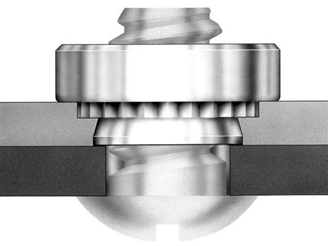 press in nuts sheet metal|aluminum clinching nut catalog.